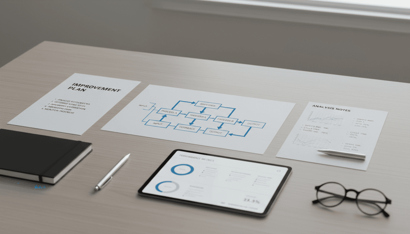 Process improvement workflow analysis and planning